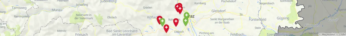 Map view for Pharmacies emergency services nearby Sankt Bartholomä (Graz-Umgebung, Steiermark)